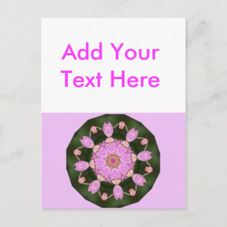 Pink Ladybugs Dancing Queen Bee Pink Orchid Briefkaart