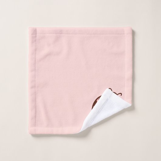 Pink Ladybugs Towel Set Bad Handdoek (Wasdoekje)