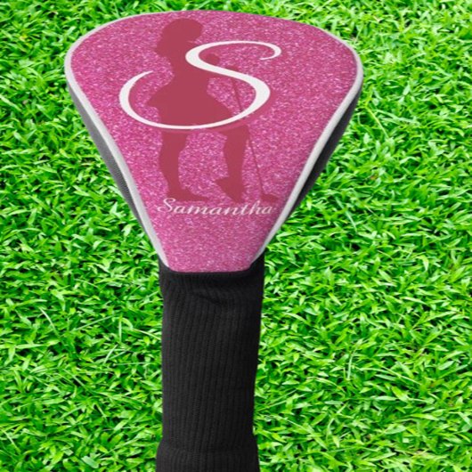  PINK LADYS GLITTER GOLFHEADCOVER