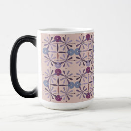 Pink Lavender MidCentury Modern Morphing Mug Magische Mok