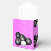 Pink Lawn Bowls Birthday, Favor Box Bedankdoosjes (Geopend)