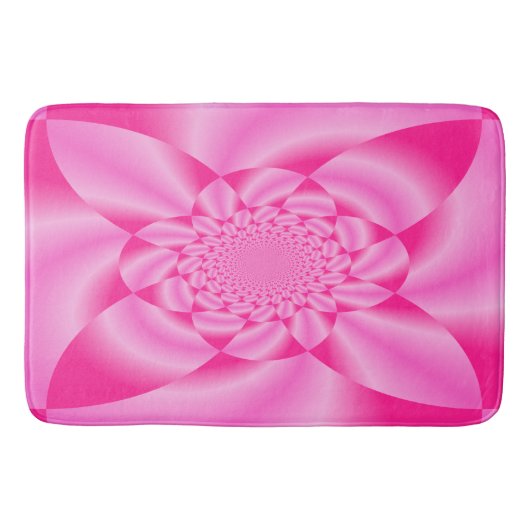 PInk Leaf Petal Badmat (Voorkant)