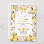 Pink Lemon A Sweet Little One Baby Shower Kaart (Voorkant)