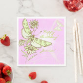 Pink Lemon Lime Butterfly Servet (Insitu)