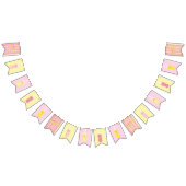 Pink Lemonade Birthday Vlaggetjes (Alle)