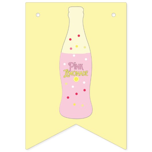Pink Lemonade Birthday Vlaggetjes (Tweede vlag)
