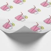 Pink Lemonade Mason Jar Cadeaupapier (Hoek)