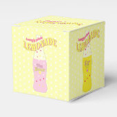 Pink Lemonade Party Bedankdoosjes (Voorkant Zijde)