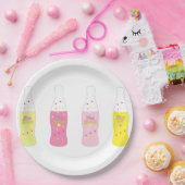 Pink Lemonade Summer Citrus  Papieren Bordje (Feest)