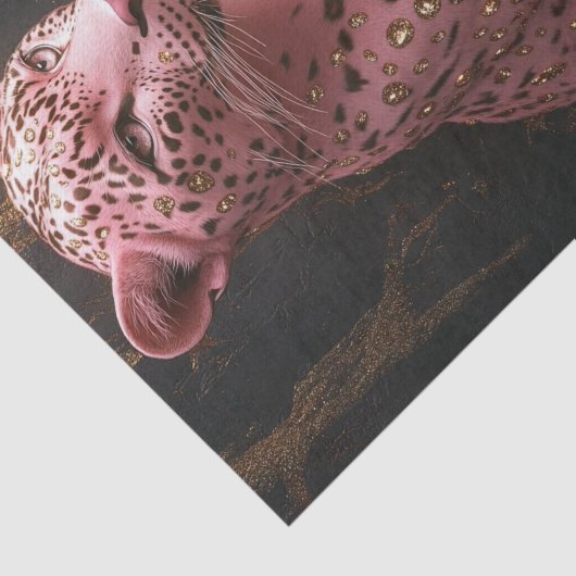 Pink Leopard Fantasy8 Tissuepapier (Detail)