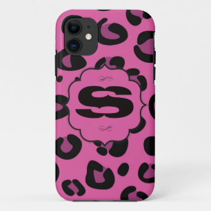 Pink Leopard iPhone 5 Mate Barely There™ Hoesje