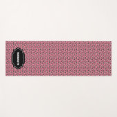 PINK LEOPARD PRINT milieuvriendelijk Yoga Mat (Voorkant (horizontaal))