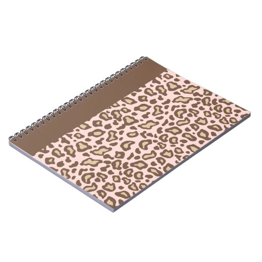 Pink Leopard School Notitieboek Journal Gift (Linkerzijde)