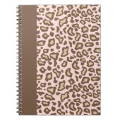 Pink Leopard School Notitieboek Journal Gift (Voorkant)
