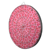 Pink Leopard Skin Dart Board Dartbord (Voorkant Rechts)