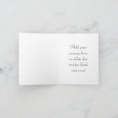 Pink Leopard Thank You Cards Bedankkaart (Binnen)