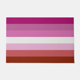 Pink Lesbian Pride Flag Deurmat