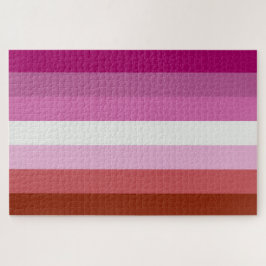 Pink Lesbian Pride Flag Legpuzzel