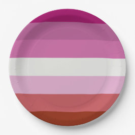 Pink Lesbian Pride Flag Papieren Bordje