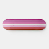 Pink Lesbian Pride Flag Persoonlijk Skateboard (Horizontaal)