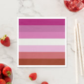 Pink Lesbian Pride Flag Servet (Insitu)