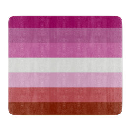 Pink Lesbian Pride Flag Snijplank