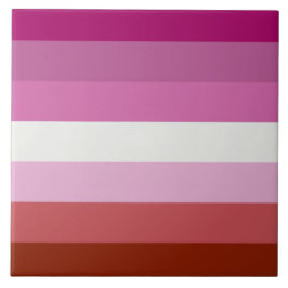 Pink Lesbian Pride Flag Tegeltje