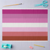 Pink Lesbian Pride Flag Tissuepapier (Craft)