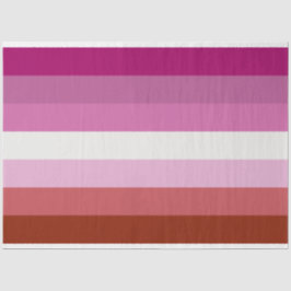 Pink Lesbian Pride Flag Tissuepapier