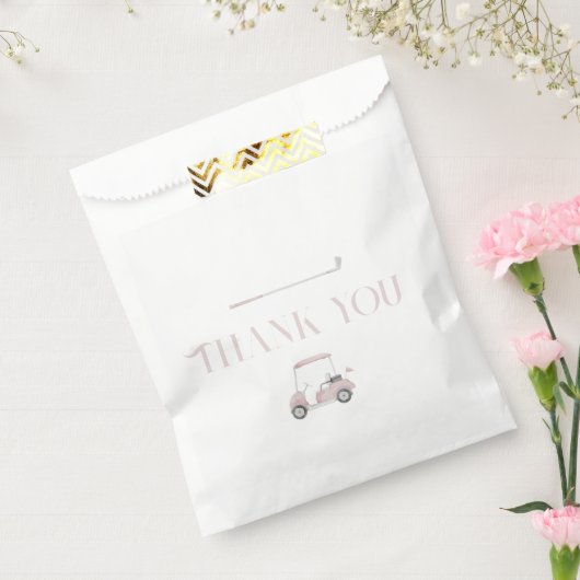 Pink let’s par t-shirt Golf Verjaardag Bedankzakje (Gezegeld)