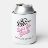 Pink Let's Go Meisjes Bachelorette Vrijgezellenfee Blikjeskoeler (Blikje Voorkant)