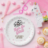 Pink Let's Go Meisjes Nashville Cowgirl Bacheloret Papieren Bordje (Feest)