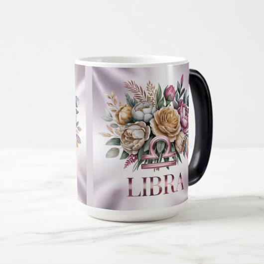 Pink Libra Glyph Lavender Morphing Mug Magische Mok (Voorkant rechts)