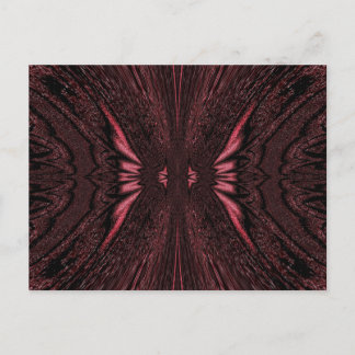 Pink Light Butterfly Briefkaart