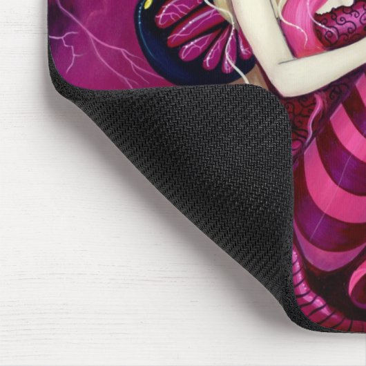 "Pink Lightning" Mousepad Muismat (Hoek)