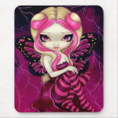 "Pink Lightning" Mousepad Muismat (Voorkant)