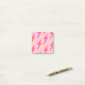 Pink Lightning Post-it Notes Stijlvolle organisati (Op bureau)
