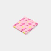 Pink Lightning Post-it Notes Stijlvolle organisati (Schuin)