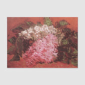Pink Lilacs by Vincent van Gogh, Still Life Flower Tissuepapier (Voorkant)