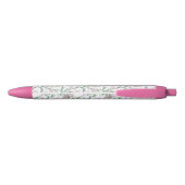 Pink Lillies Custom Name Pen (Achterkant)