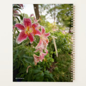 Pink Lillies Planner (Achterkant)
