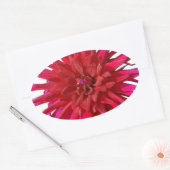 Pink Lilly Ovale Sticker (Envelop)