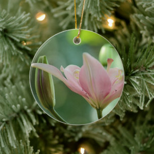 Pink Lily-Bokeh van Shirley Taylor Keramisch Ornament