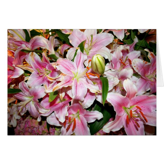 Pink Lily Bouquet (Voorkant Horizontaal)