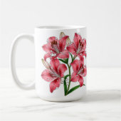Pink Lily Bouquet Koffiemok (Links)