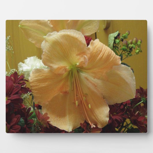 Pink Lily Bouquet Plaque Fotoplaat (Voorkant)