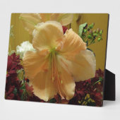 Pink Lily Bouquet Plaque Fotoplaat (Zijkant)