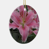 Pink Lily Ornament (Rechts)