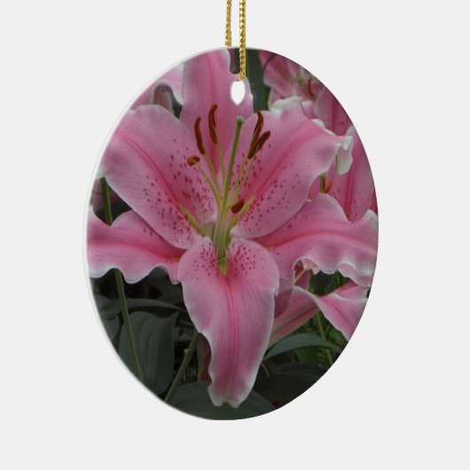 Pink Lily Ornament (Rechts)