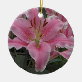 Pink Lily Ornament (Voorkant)